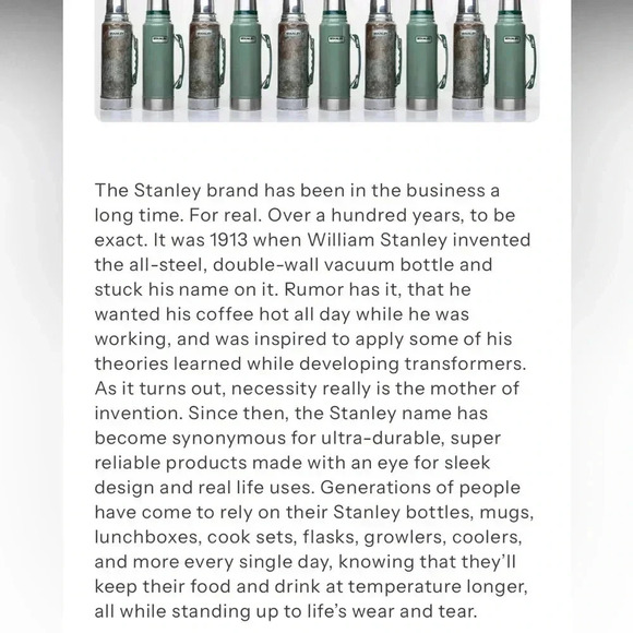 Vintage Stanley Aladdin Vacuum Thermos
A-944DH Quart With Pour Through Lid USA - Picture 11 of 11